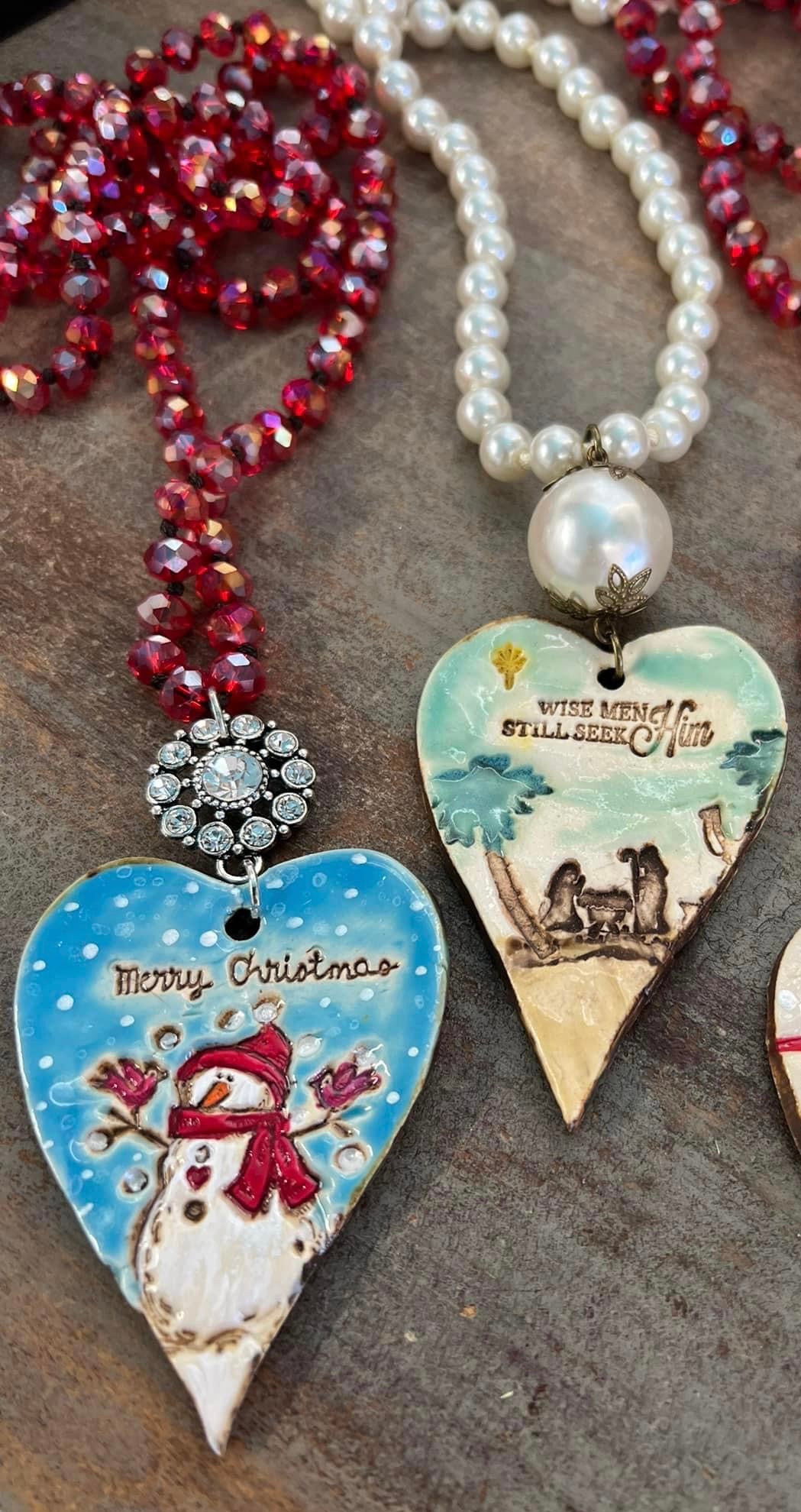 Christmas necklaces