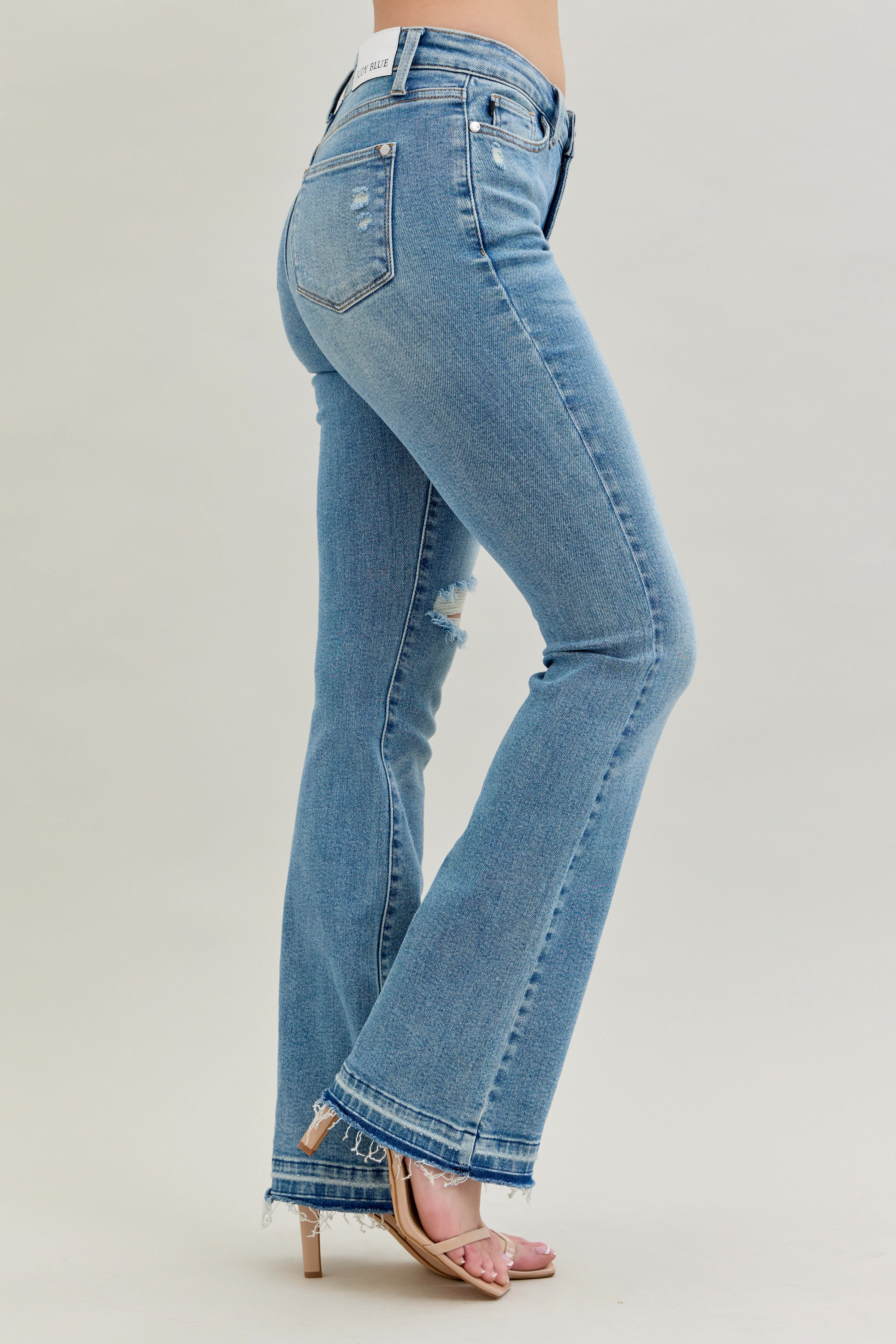 Judy Blue Rebel Hem Bootcut Jeans