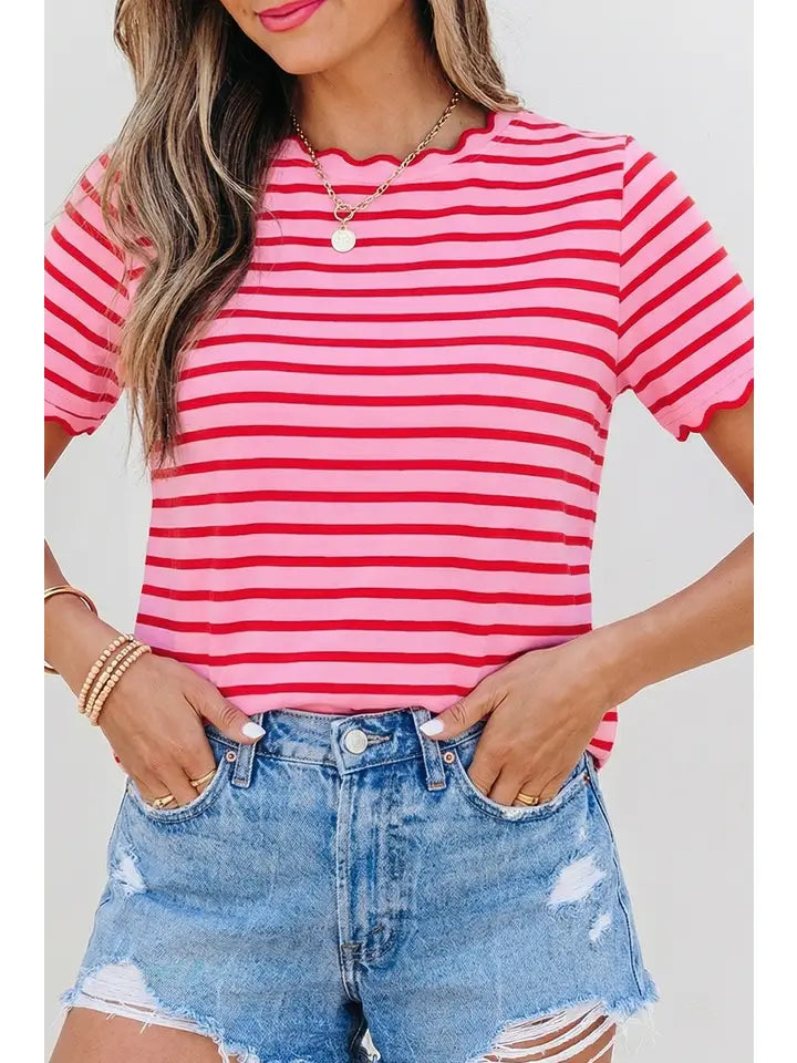 Sunday Scallop Tee