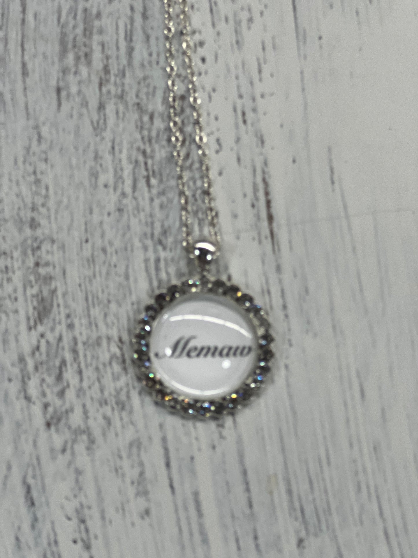 Silver Mother/Grandmother necklaces