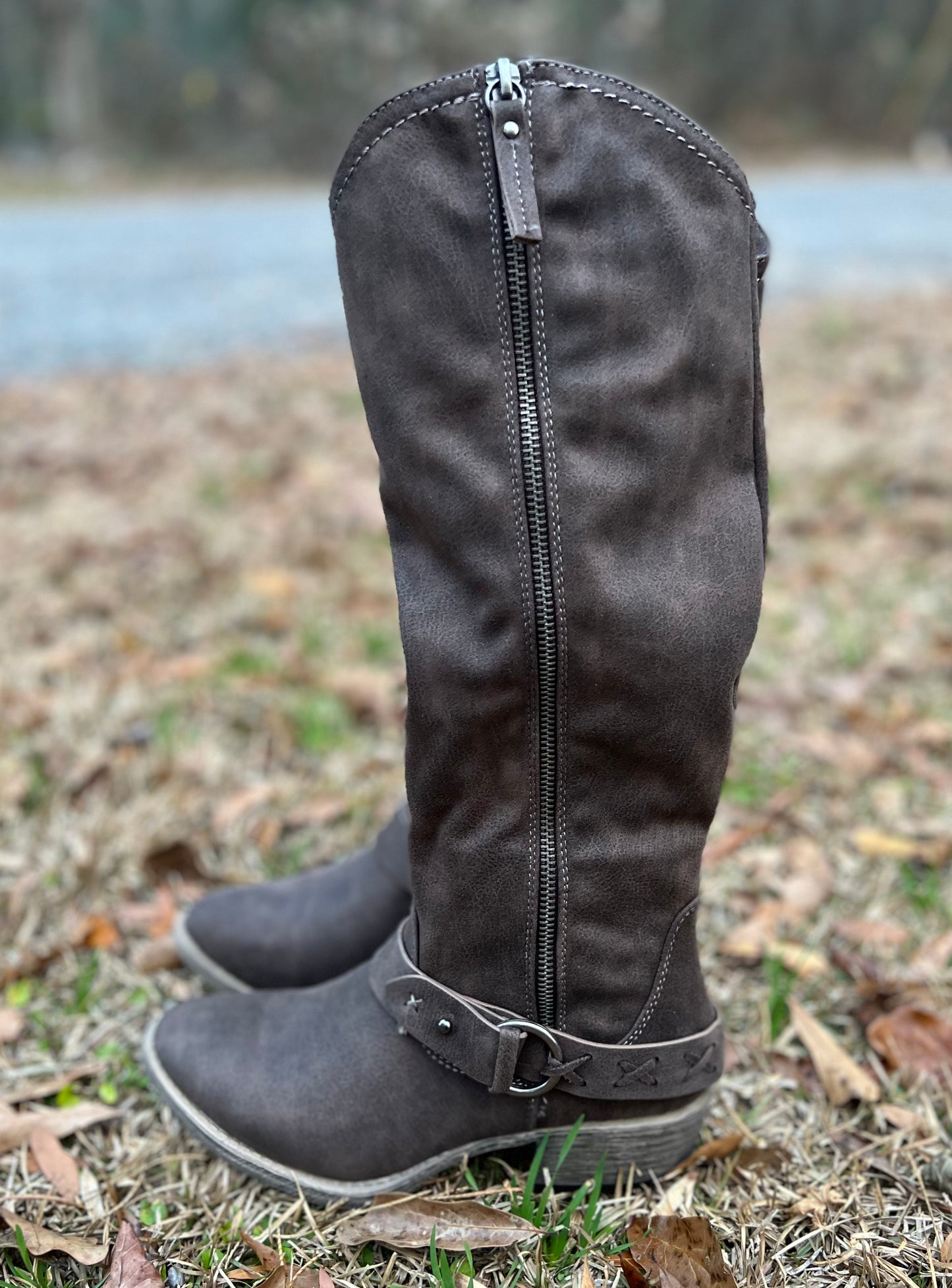Very G dark taupe “Merlot Tall” boots