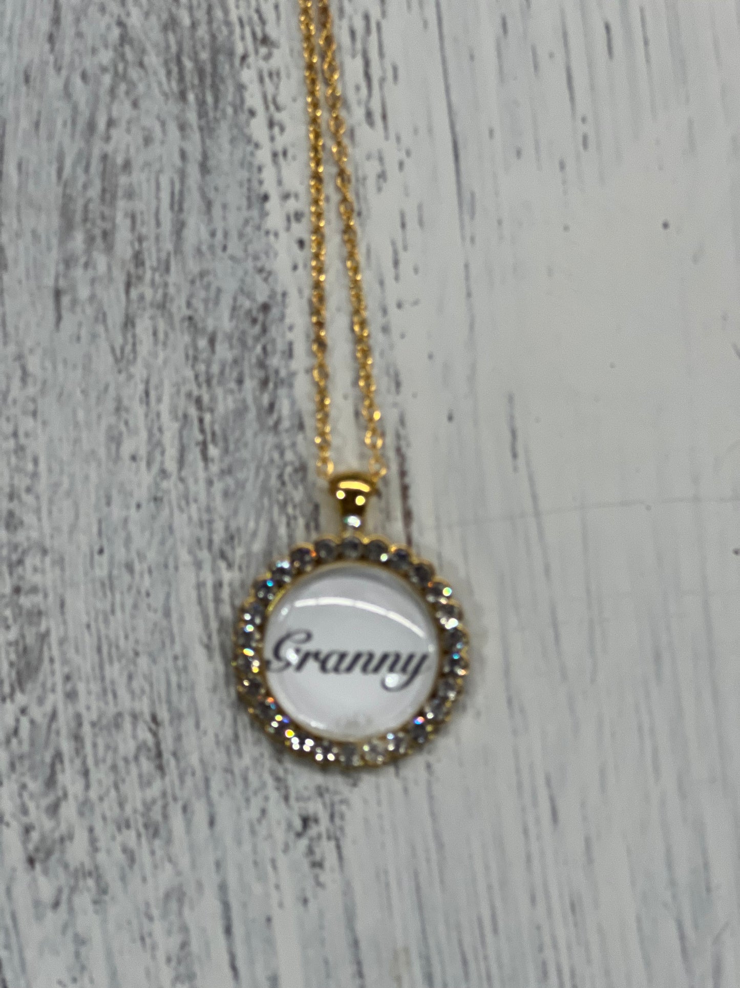 Gorgeous gold Grandmother necklaces