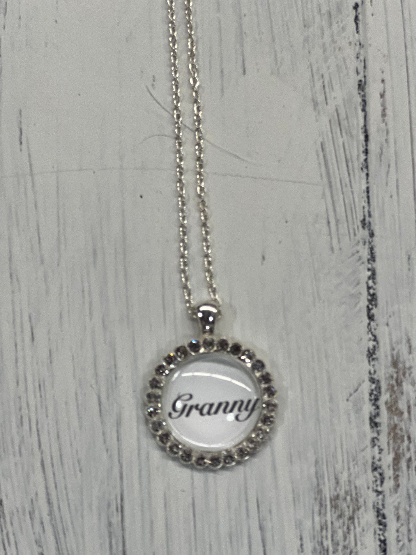 Silver Mother/Grandmother necklaces